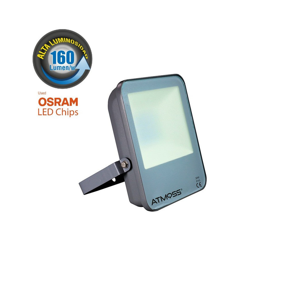 Proyector exterior LED Atmoss 30 W 4800 lm 4200 K IP65 - referencia PRY124