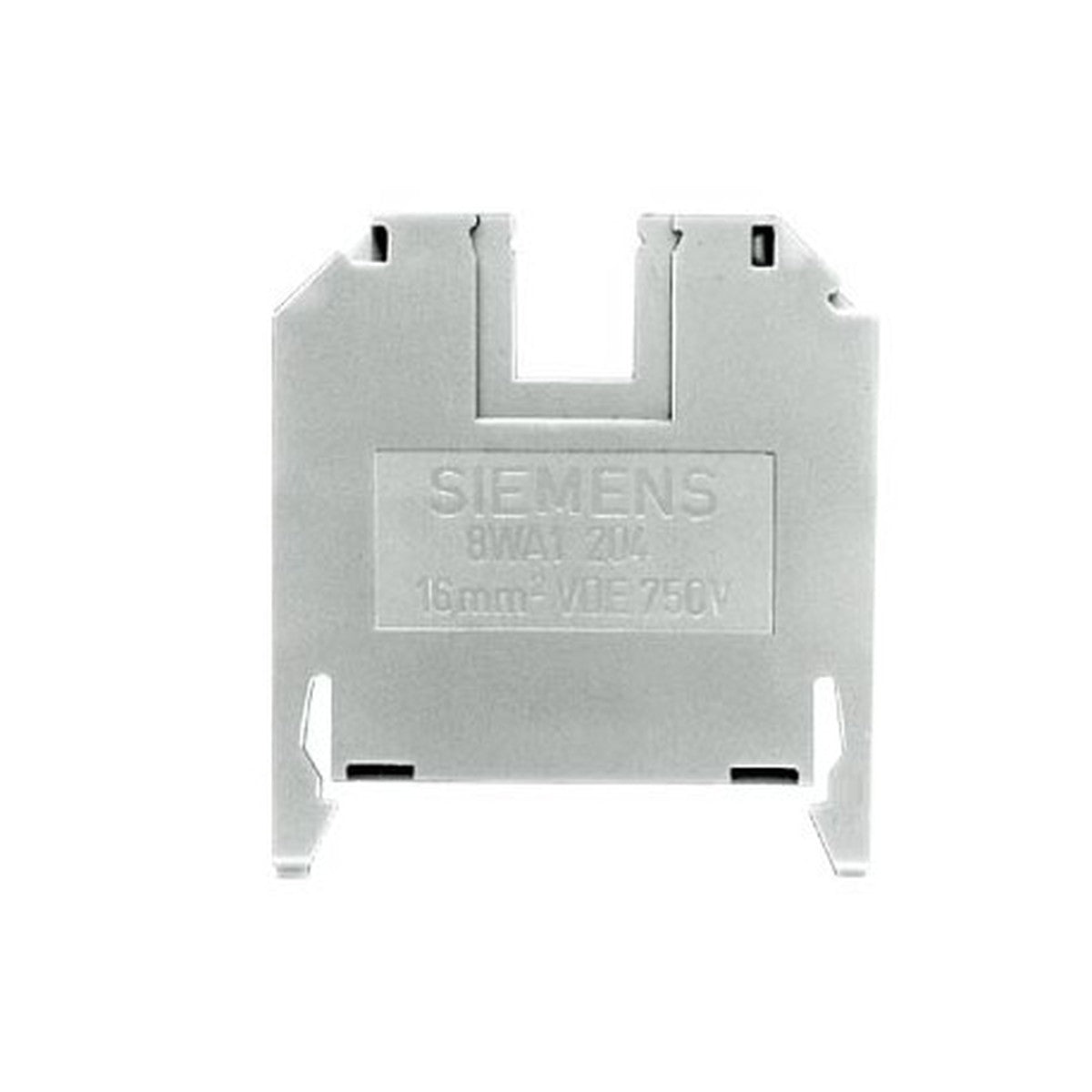 Borne de paso Siemens 8WA1204 de 16 mm² 76 A 800 V - referencia 8WA1204