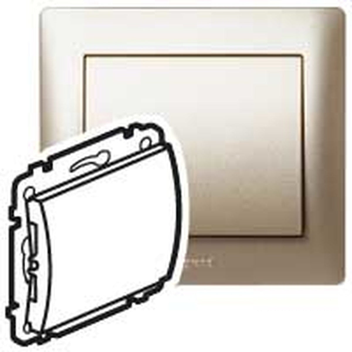 Tapa ciega Legrand Galea Life titanio - referencia 771478