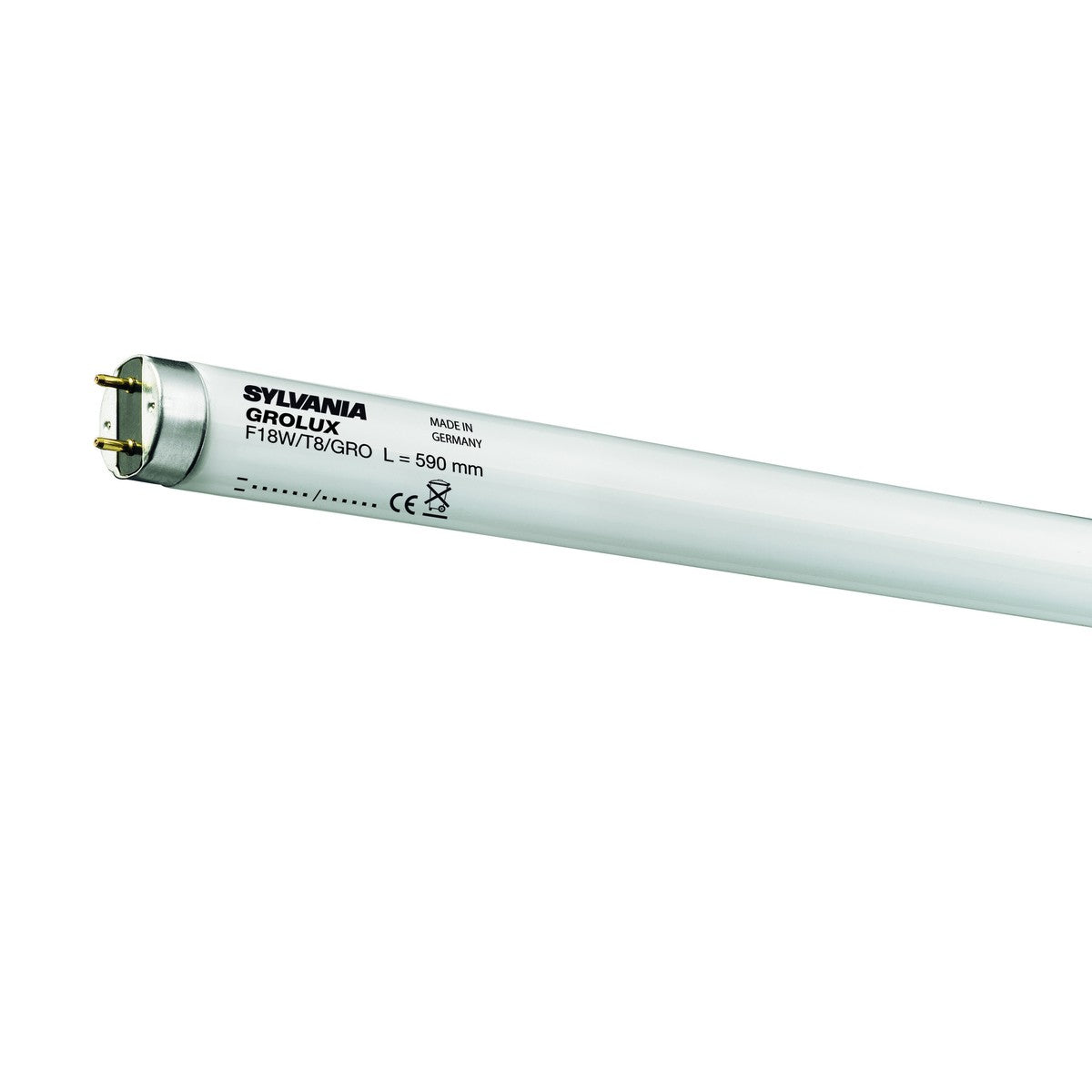 Tubo fluorescente Sylvania F18W/GRO 600 mm G13 - referencia 0001523