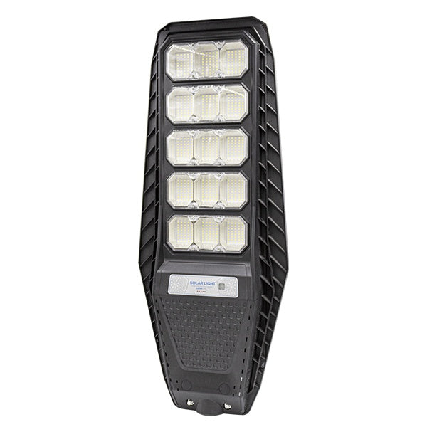 Farola LED solar negra con mando 5000 K Atmoss – Ref. FRL021