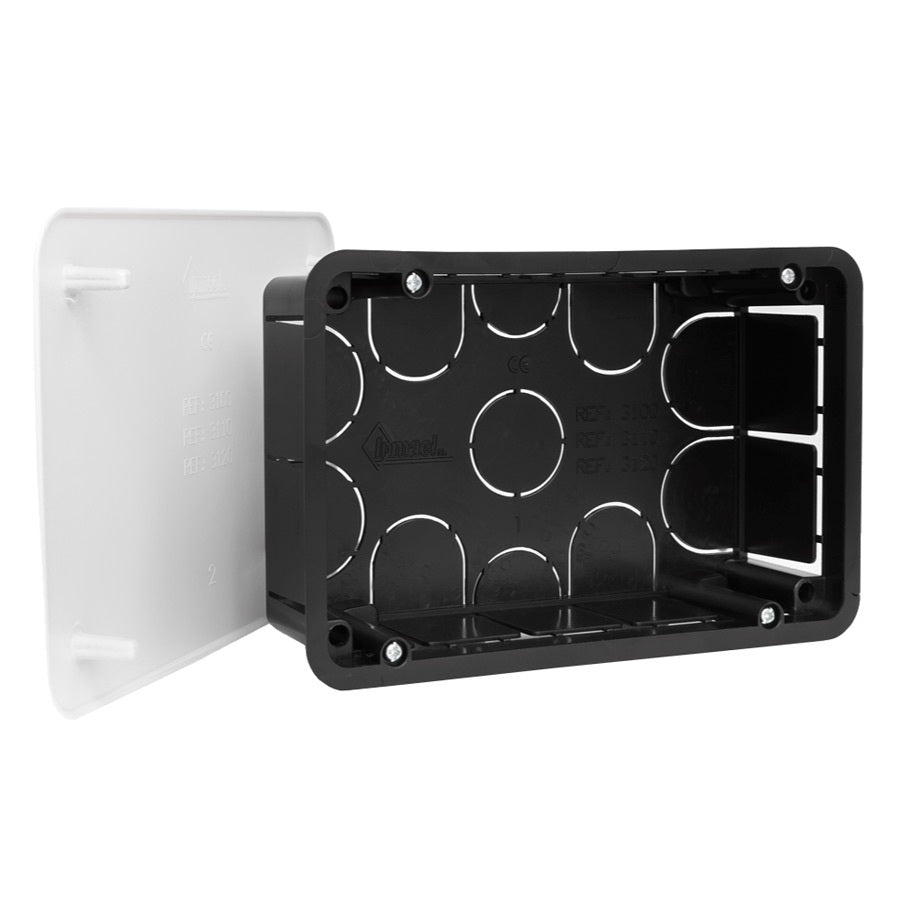 Caja de empalmes para tabique hueco 165 × 105 × 47 mm Inmael – Ref. 3110N