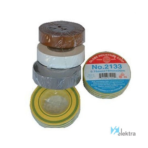Cinta aislante PVC negra Gaestopas 19 mm × 20 m – Ref. 1519.20NG