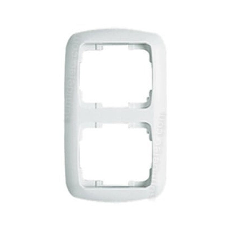 Marco vertical Niessen Arco Básico 2 elementos blanco alpino – Ref. 8272.2 BA