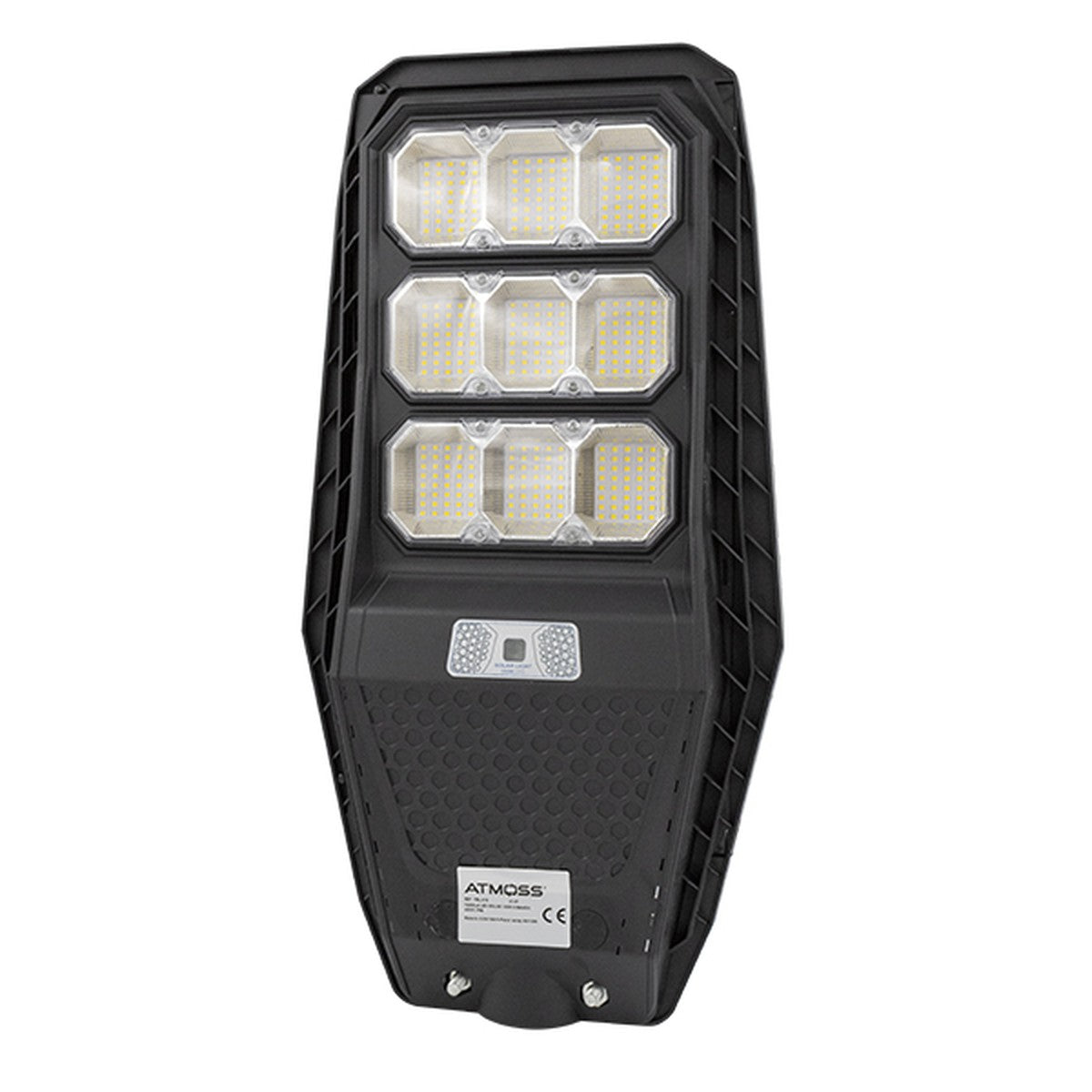 Farola LED Solar 1080 lm Negro 50 mm Diam.mando 5000 K Atmoss - referencia FRL019