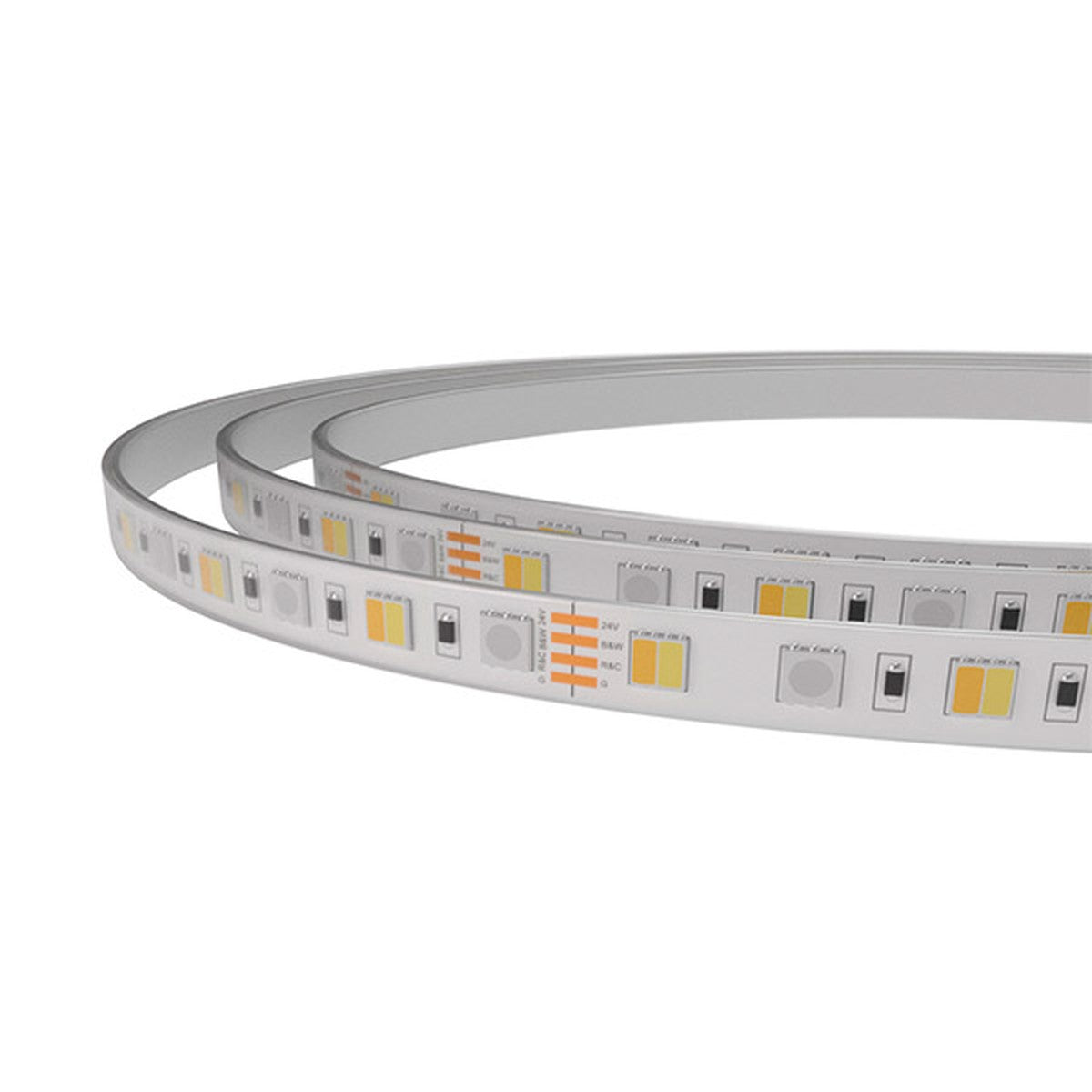 Tira LED 24v 11,2 W 72 LED/mts-IP20- RGB+cct Atmoss - referencia TLED039