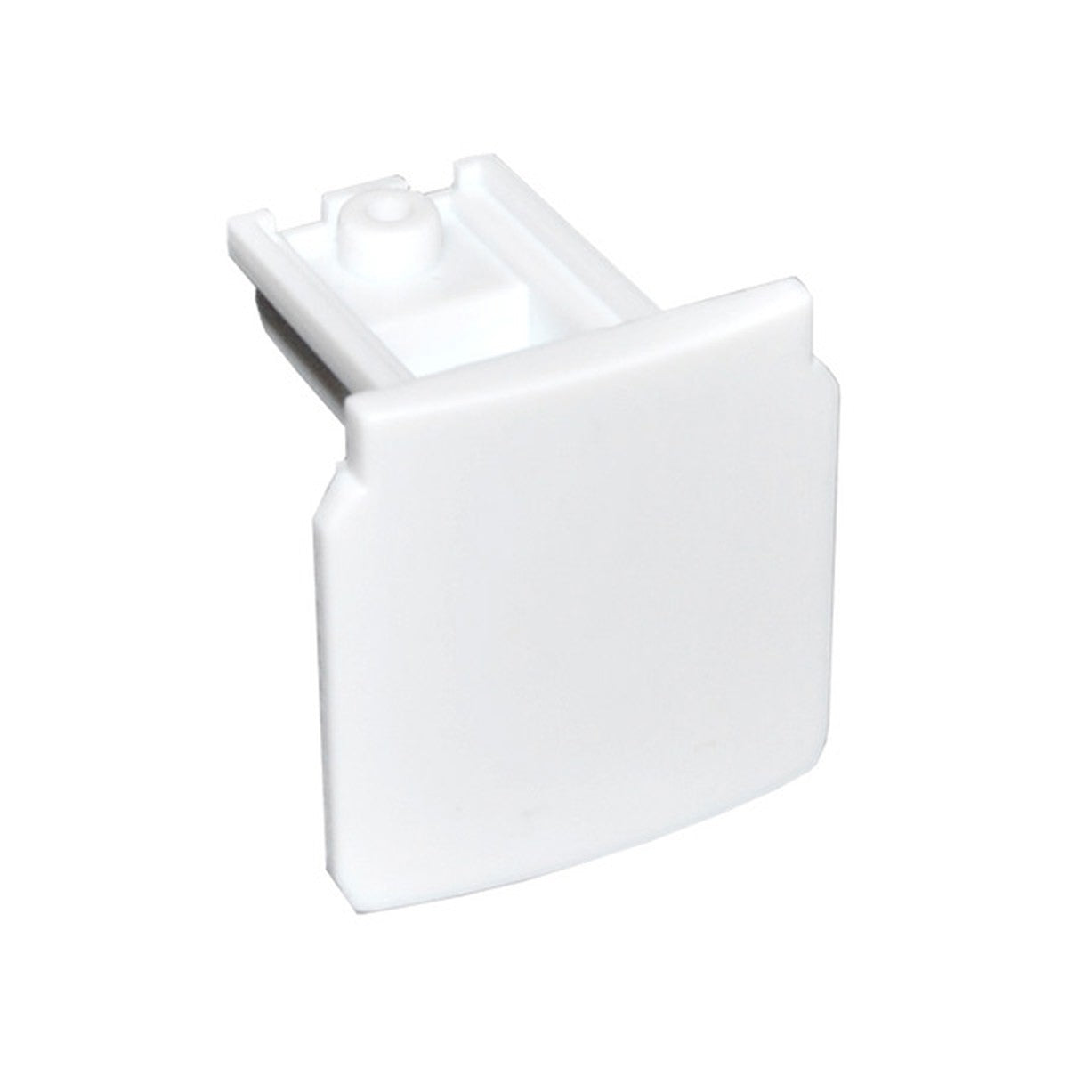 Conector Inicial para Track Rail C/tapa Blanco Der Atmoss - referencia TRCK009