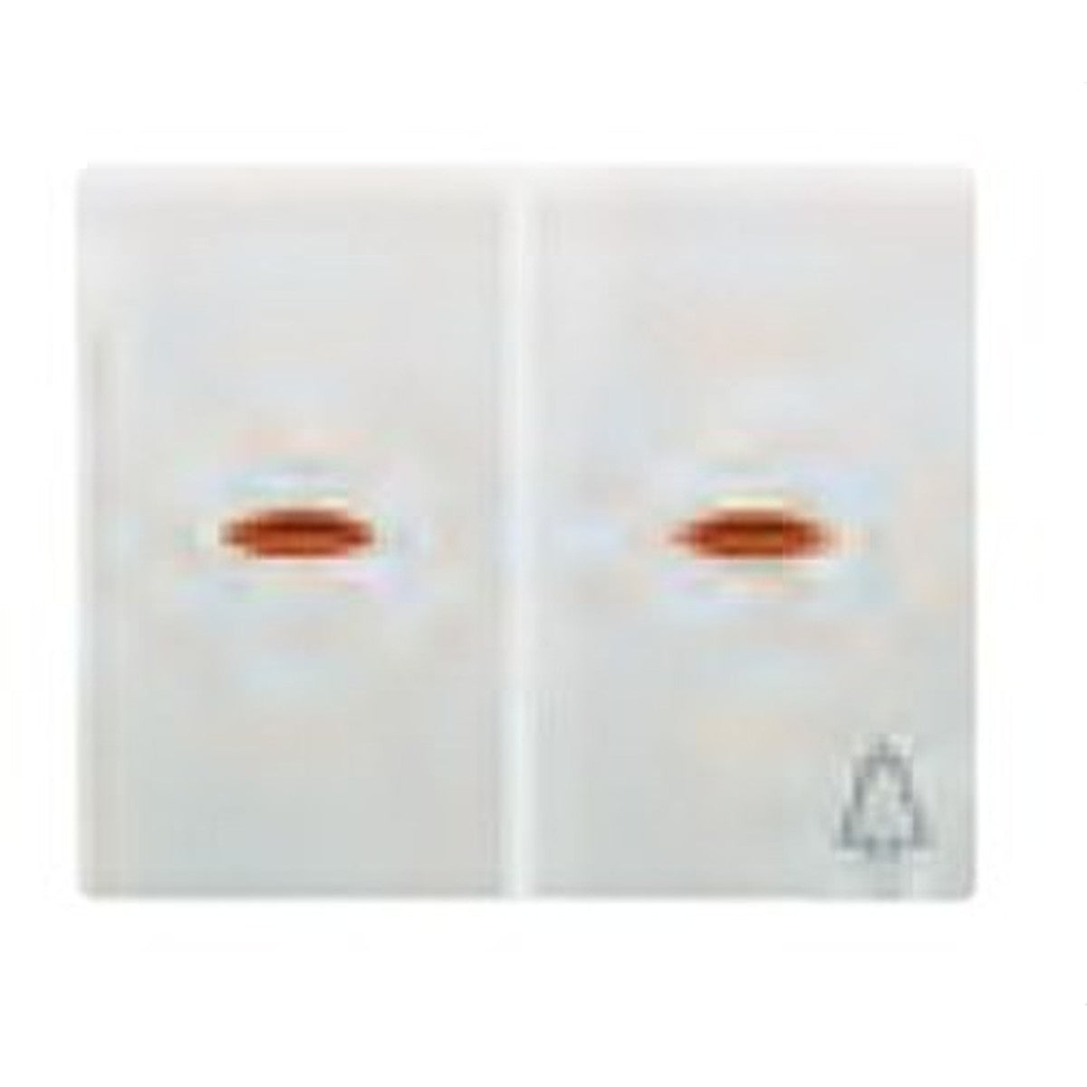 Tecla conmutador + pulsador luminoso serie Iris en verde minerva BJC - referencia 18715-VML