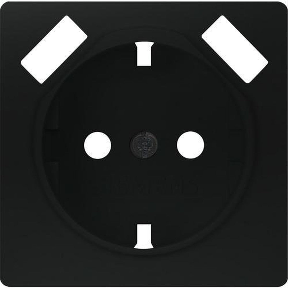 Tapa schuko + USB Miro negro mate BJC - referencia 5UH10724SB30