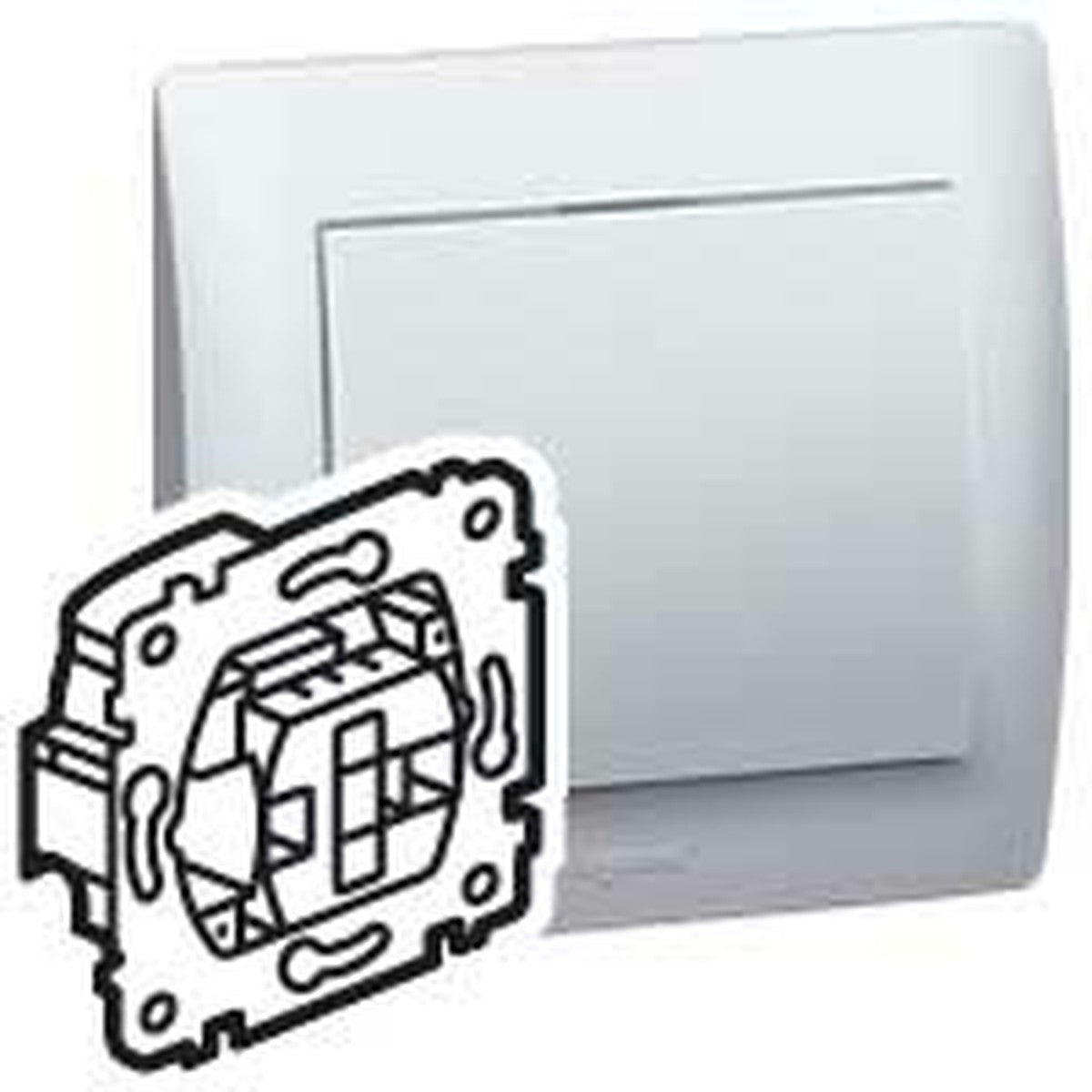 Interruptor luminoso verde Legrand Galea Life 1P 16 A - referencia 775600