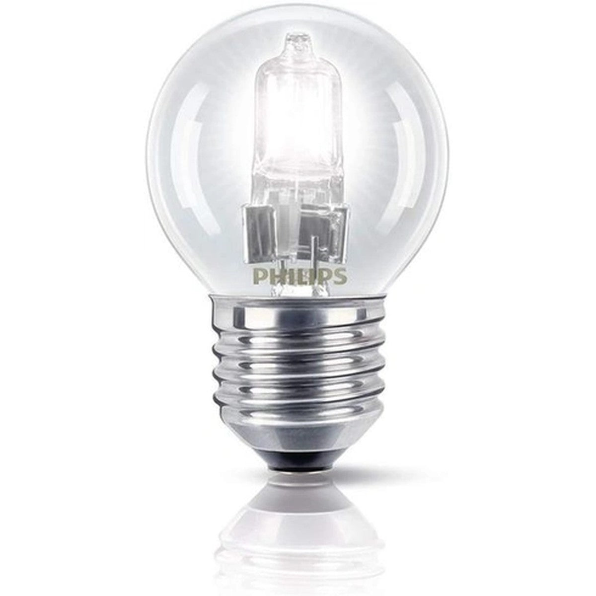 Lámpara halógena Philips EcoClassic P45 18 W E27 clara - referencia 83138200