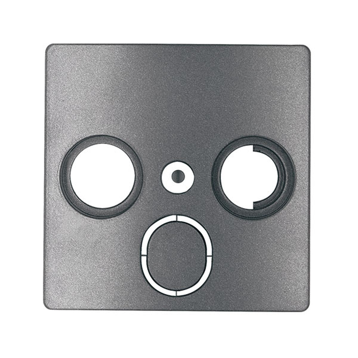 Tapa Atmoss S30 para base TV/FM/SAT aluminio - referencia S3062111