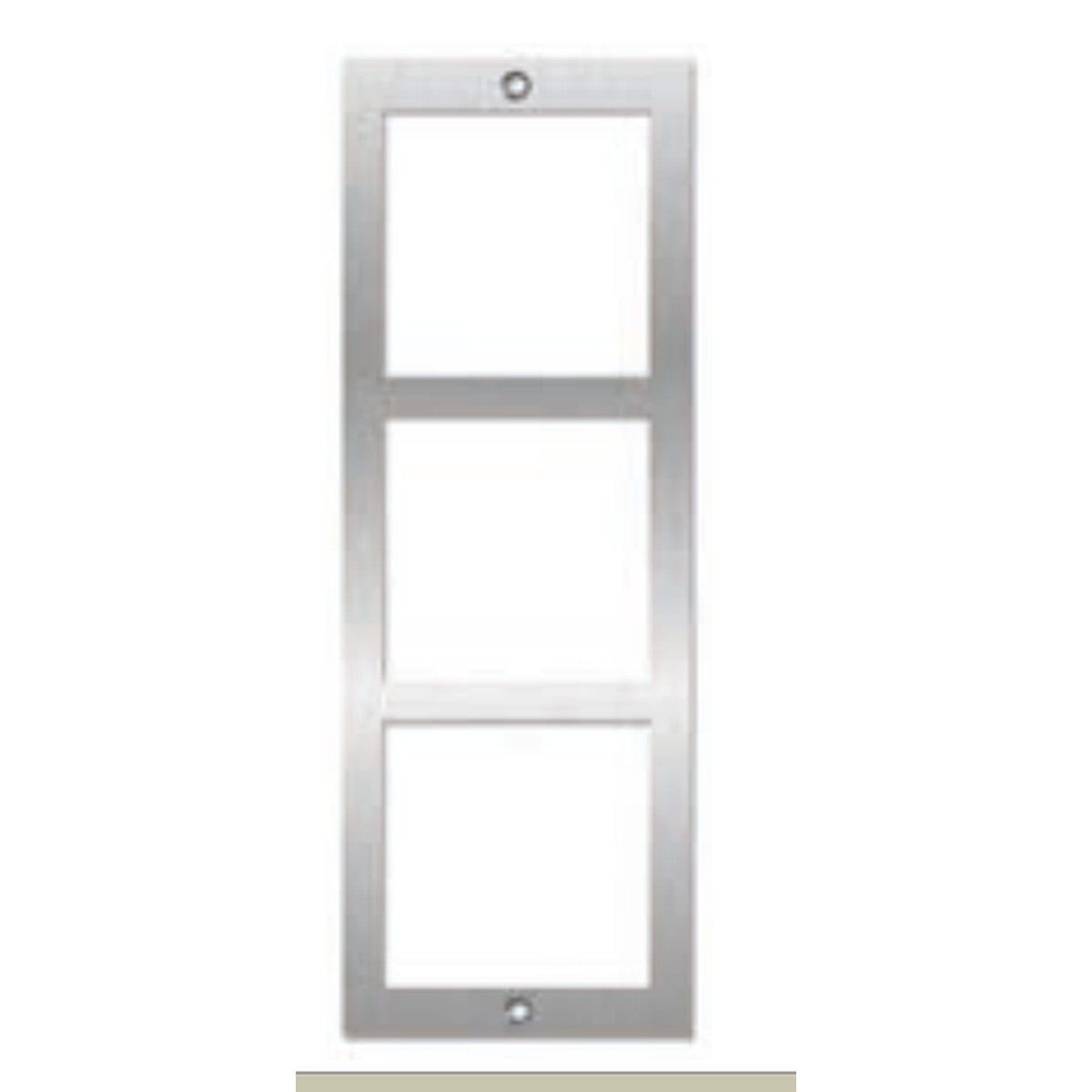 Marco Golmar NX6003 Nexa Inox para 3 módulos - referencia 11776003A