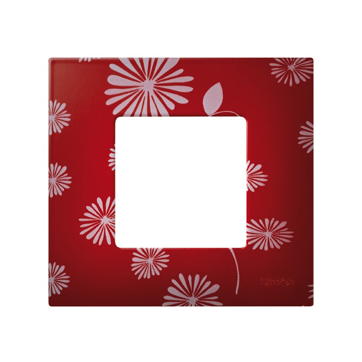 Funda para marco Simon 27 Play de 1 elemento roja y blanca - referencia 2700617-803