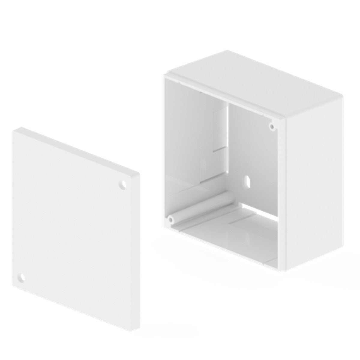 Caja de conexión Unex U24X 85×85×45 mm blanca - referencia 71451-2