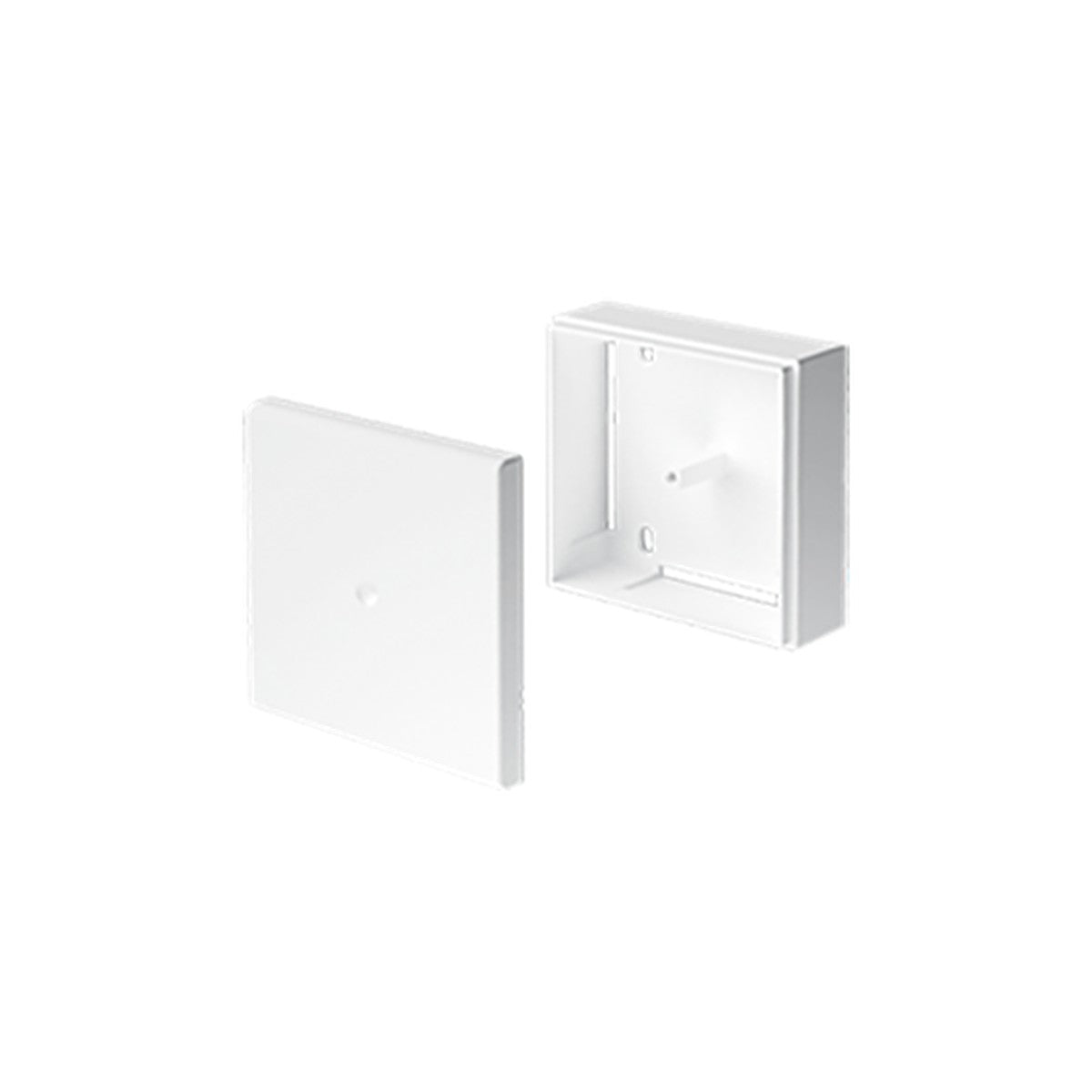 Caja de conexión Unex U24X 70×70×27 mm blanca - referencia 78455-2
