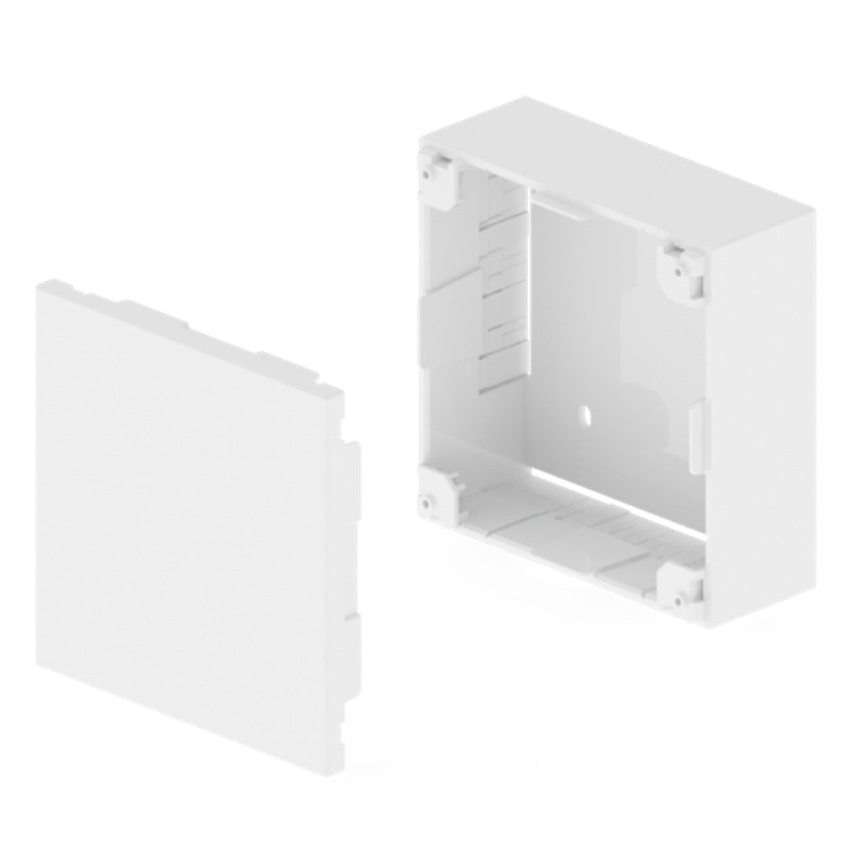 Caja de conexión Unex U24X 110×110×45 mm blanca - referencia 78457-2