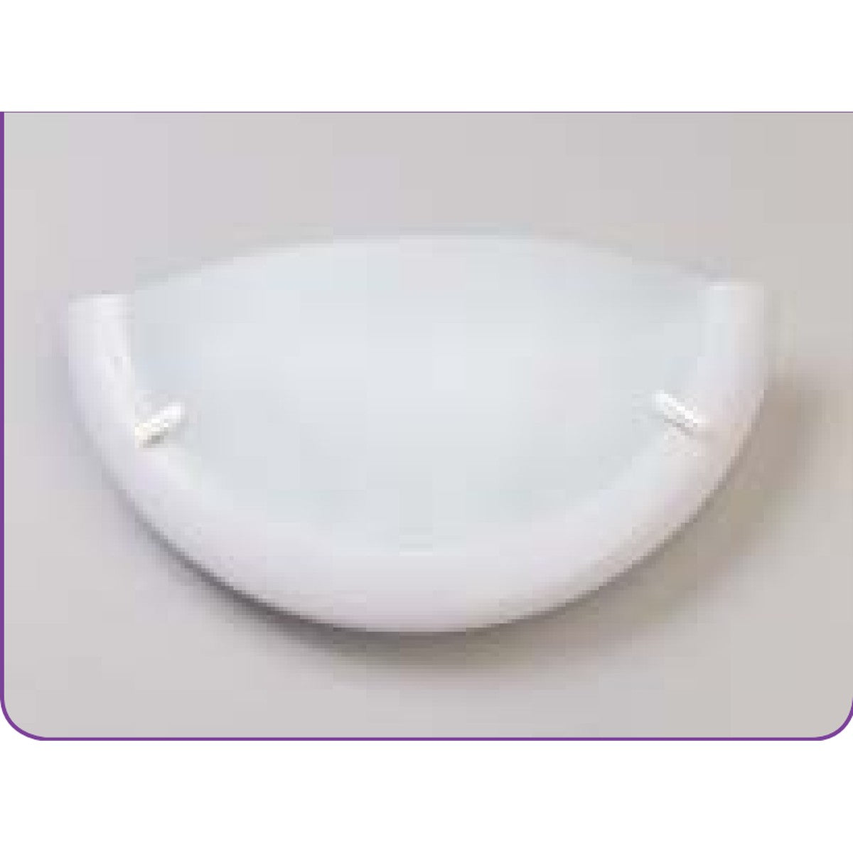Aplique de pared Aimur Sauki blanco con cristal mate - referencia 5004-61