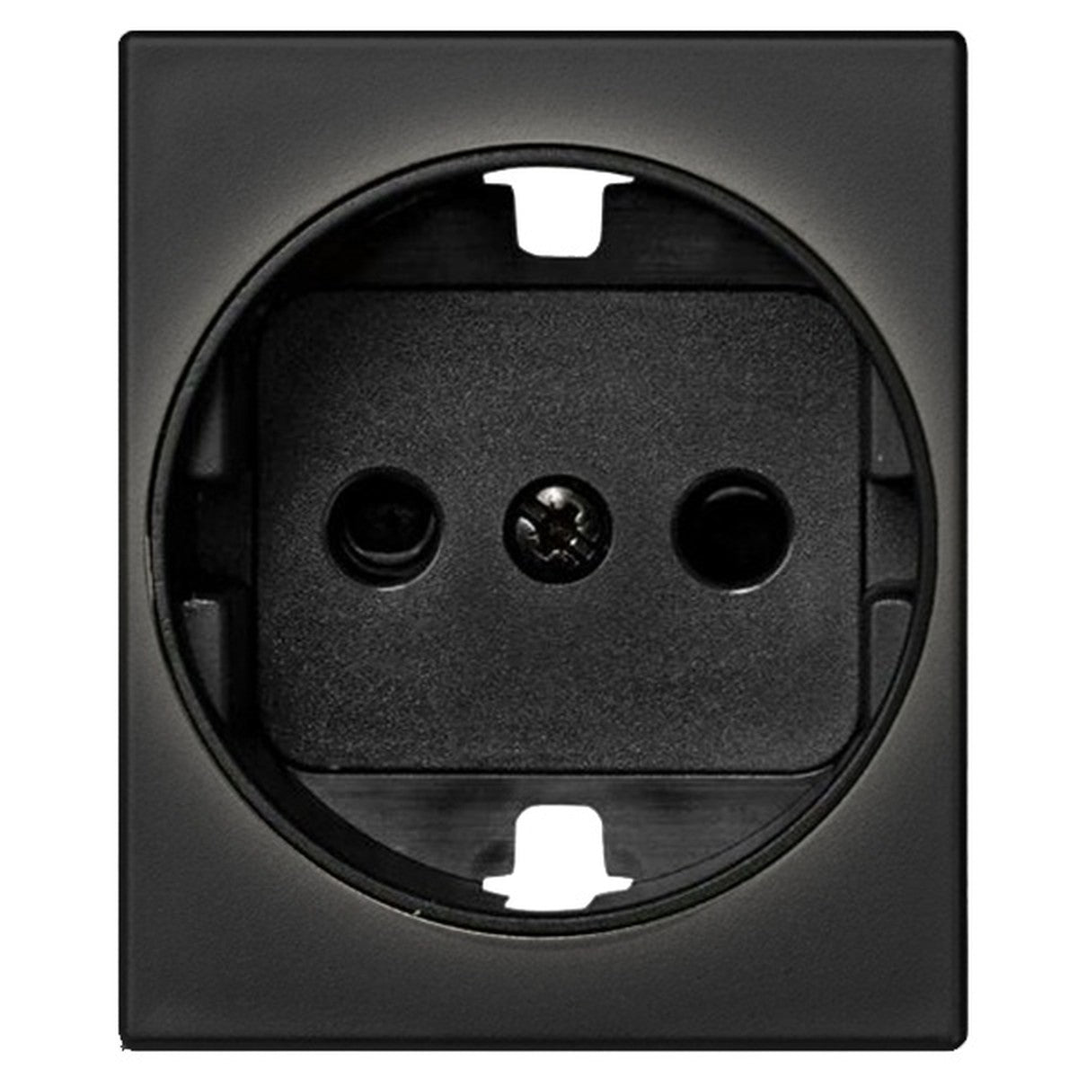 Tapa Schuko con seguridad Simon 82 grafito - referencia 82041-58