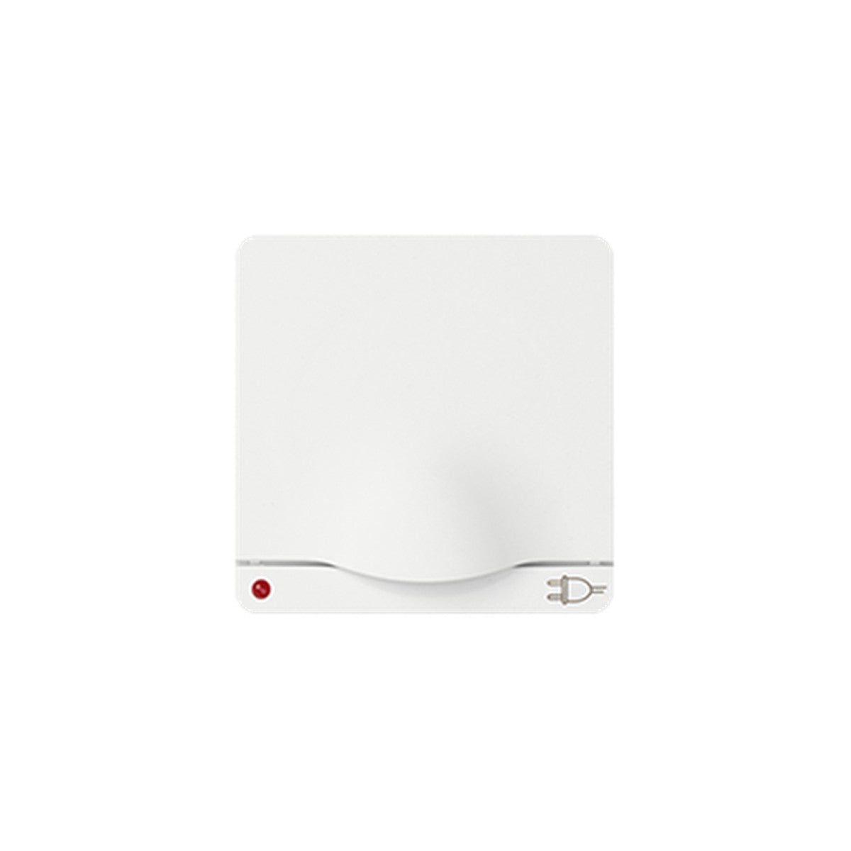 Tapa articulada Schuko con piloto Simon 82 blanca - referencia 82099-30