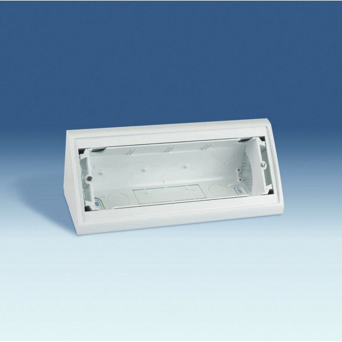 Caja esquinera Simon 82 Centralizaciones para 8 módulos blanca - referencia 82772-30
