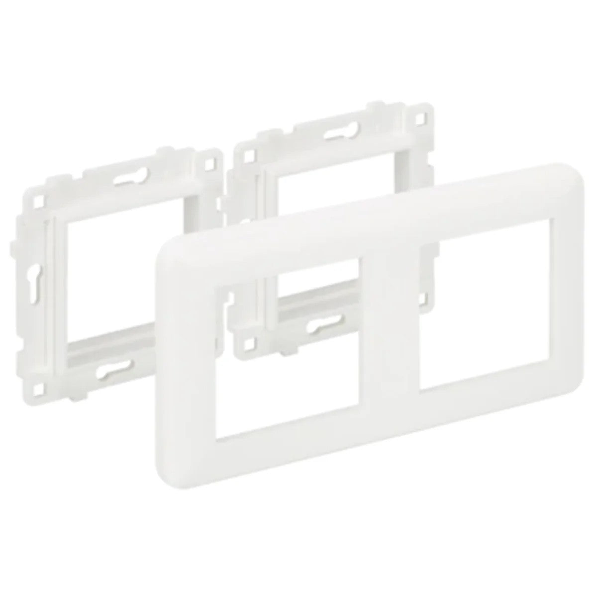 Soporte empotrable Simon Connect K45 doble blanco - referencia KR445/9
