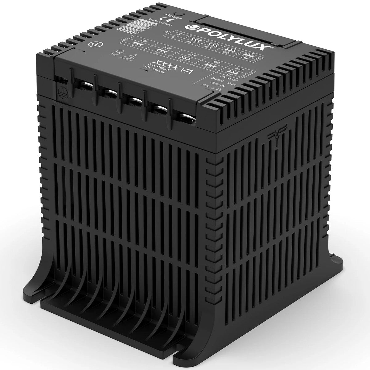 Transformador de seguridad Polylux PB250 de 250 VA, 12/24 V - referencia PB250