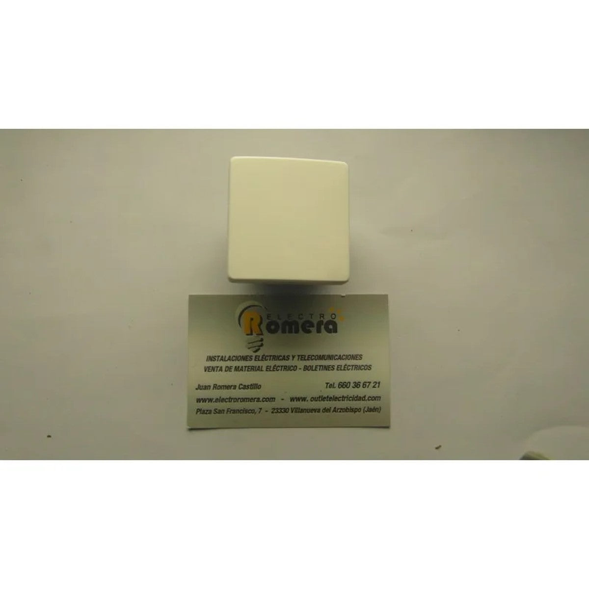 Conmutador Niessen Stylo blanco alpino - referencia 2202BA