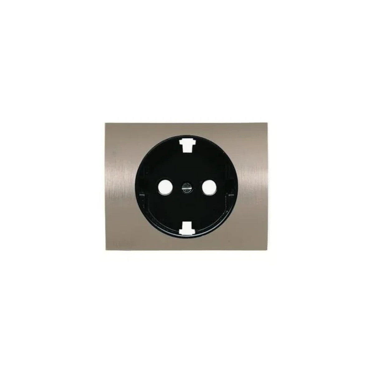Tapa para base Schuko Niessen Olas acero pulido - referencia 8488AL
