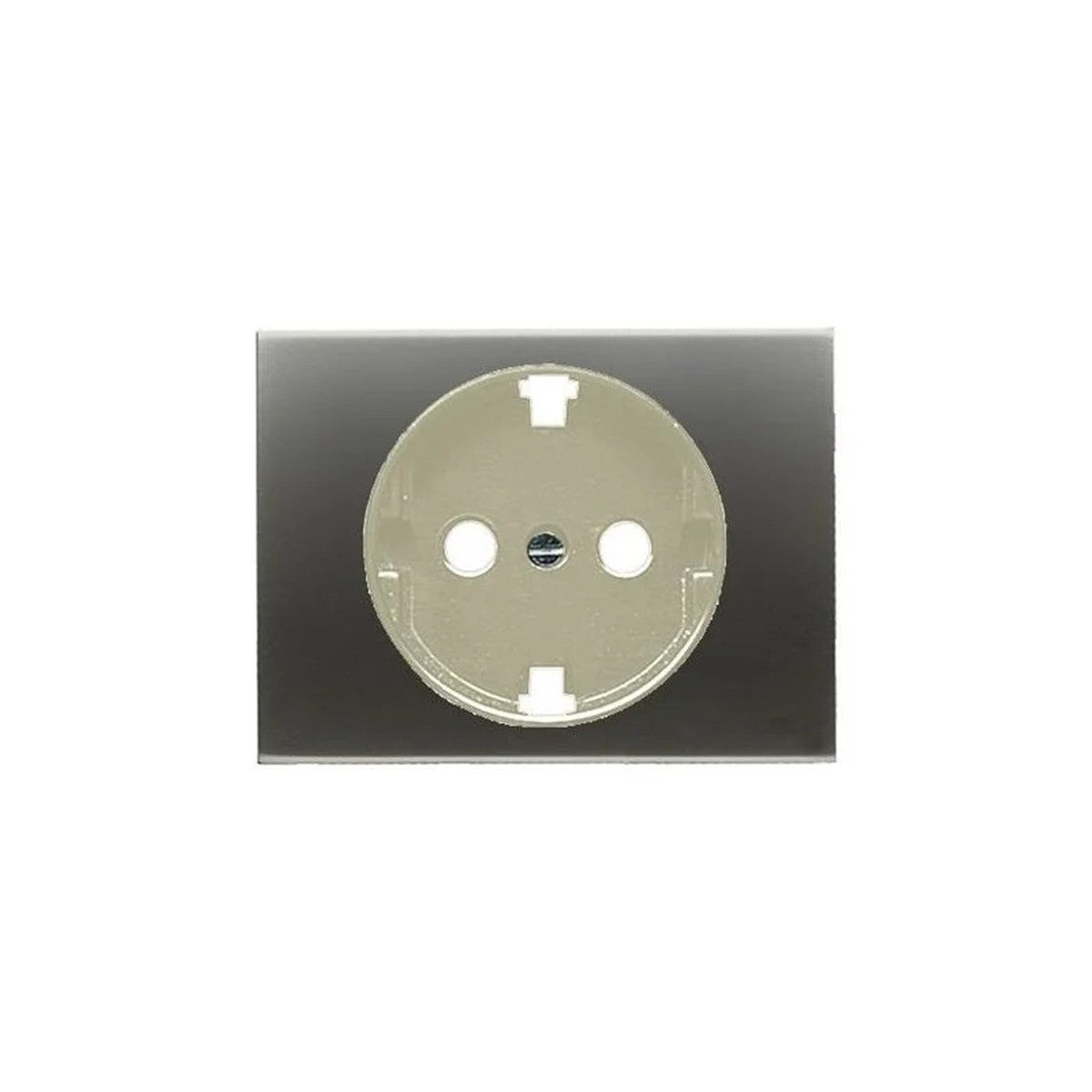 Tapa para base Schuko Niessen Olas acero perla - referencia 8488AP