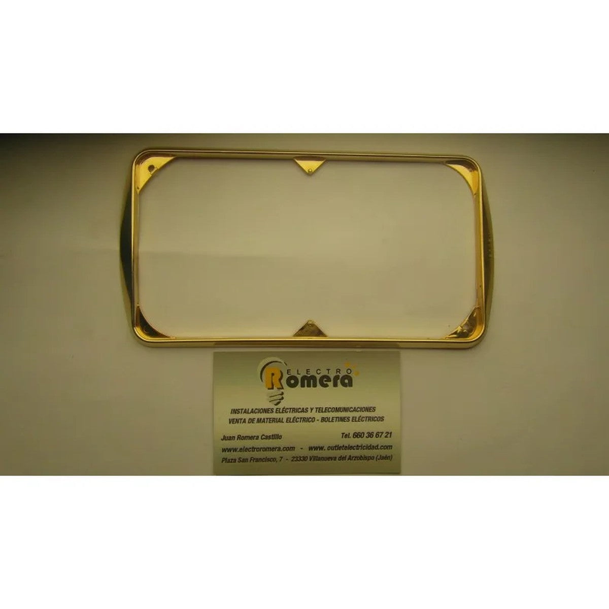 Marco embellecedor de 2 elementos Niessen Stylo oro - referencia 22002OR