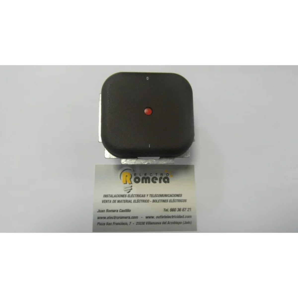 Interruptor monopolar con visor Niessen 10 A 250 V - referencia 7301