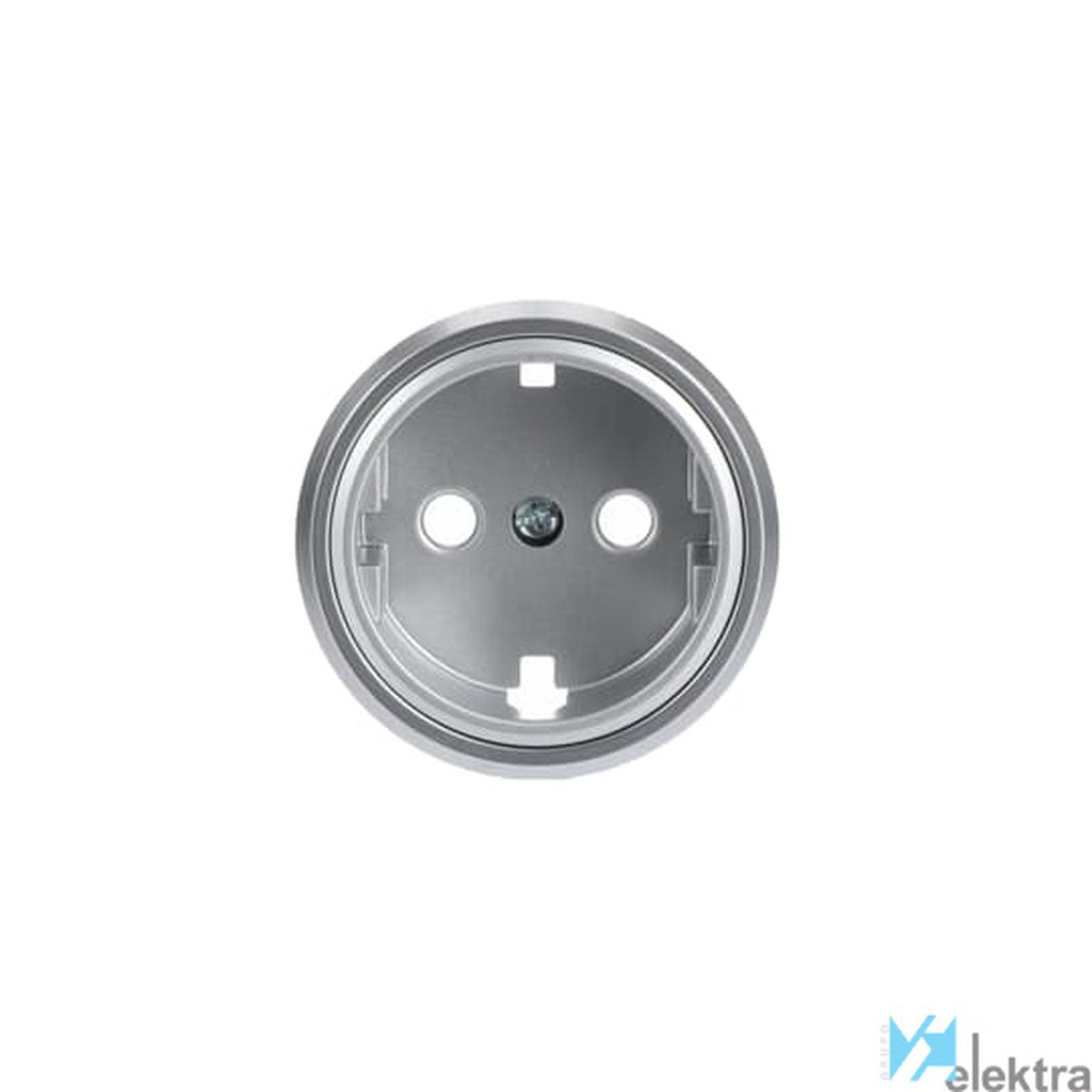 Tapa plana para base Schuko Niessen Skymoon cromo - referencia 86889CR