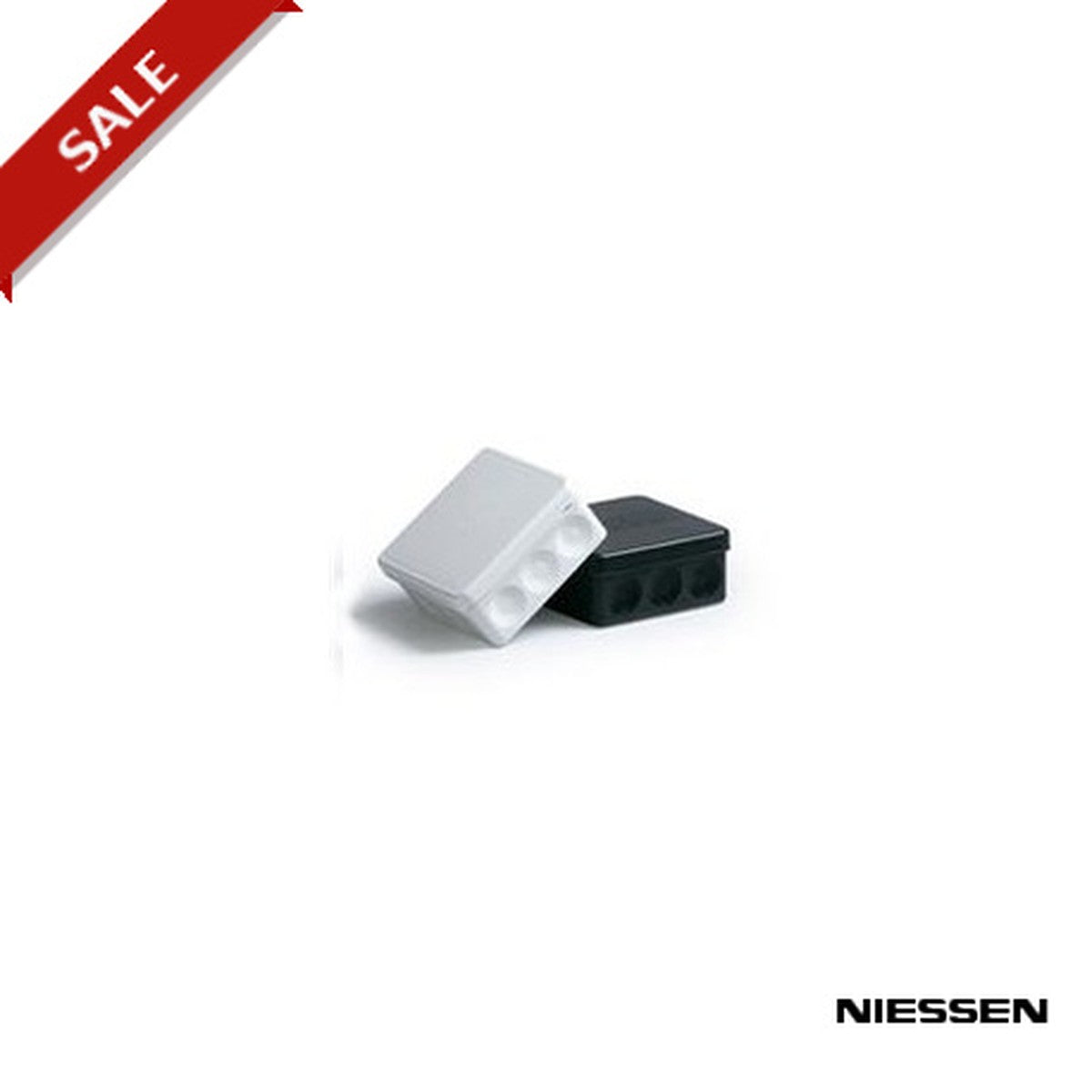 Placa con caja para carpintería de 1 módulo Niessen Stylo blanco alpino - referencia 2671BA