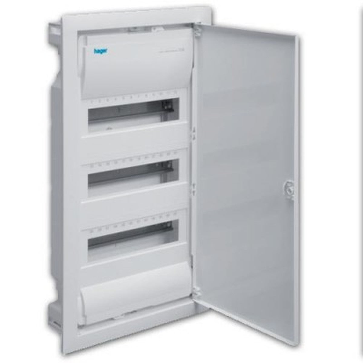 Caja de empotrar Hager VU36EP de 36 módulos con puerta – Ref. VU36EP