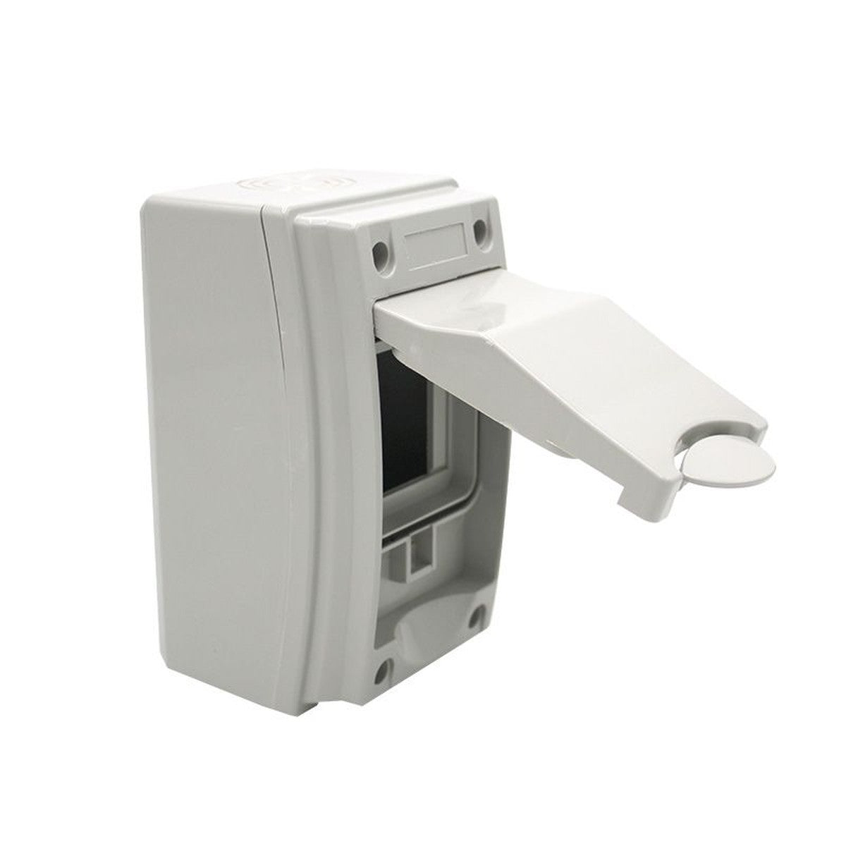 Caja de distribución de superficie ATMOSS de 3 módulos IP65 con puerta opaca – Ref. BOX-001