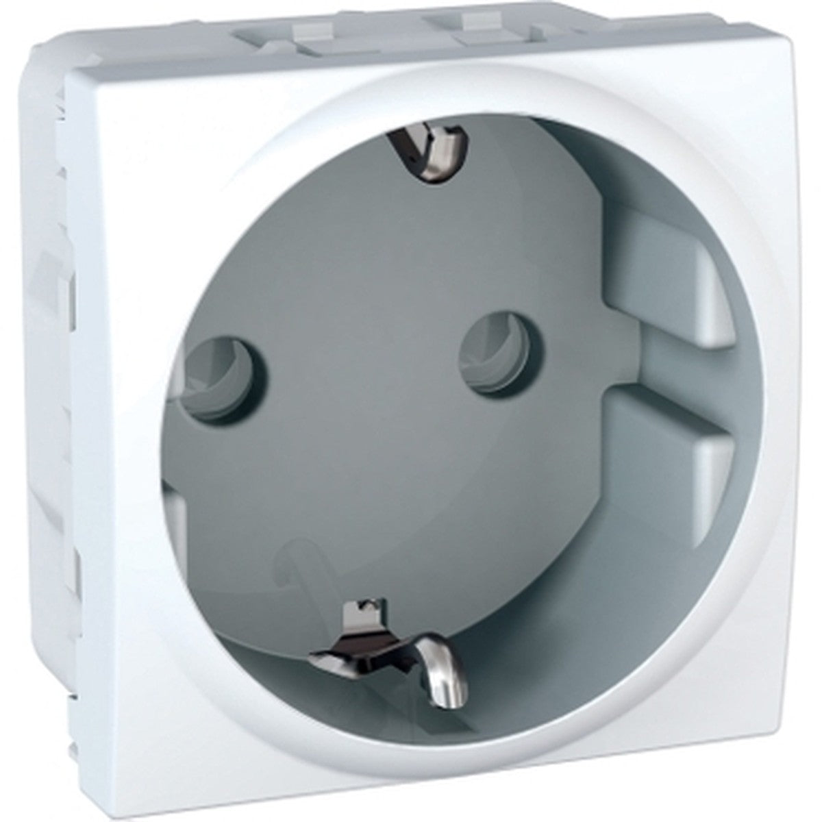 Base Schuko Schneider Unica 2P+T blanca – Ref. MGU3.037.18 - referencia MGU303718