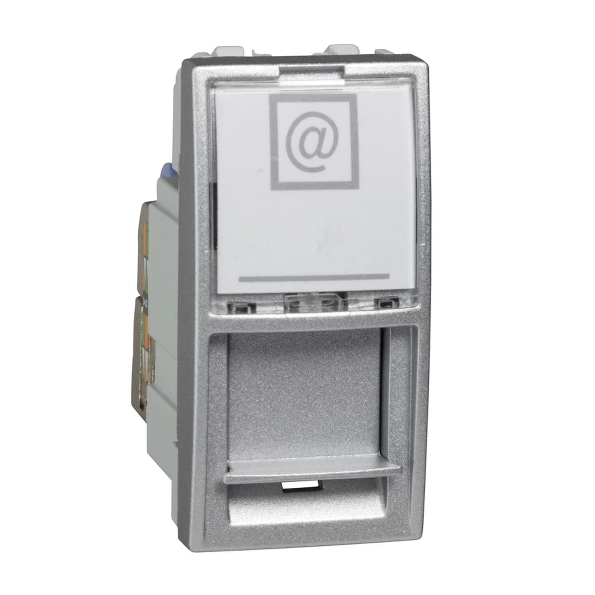 Toma RJ45 Schneider Unica Cat 6 STP aluminio – Ref. MGU3.416.30 - referencia MGU341630