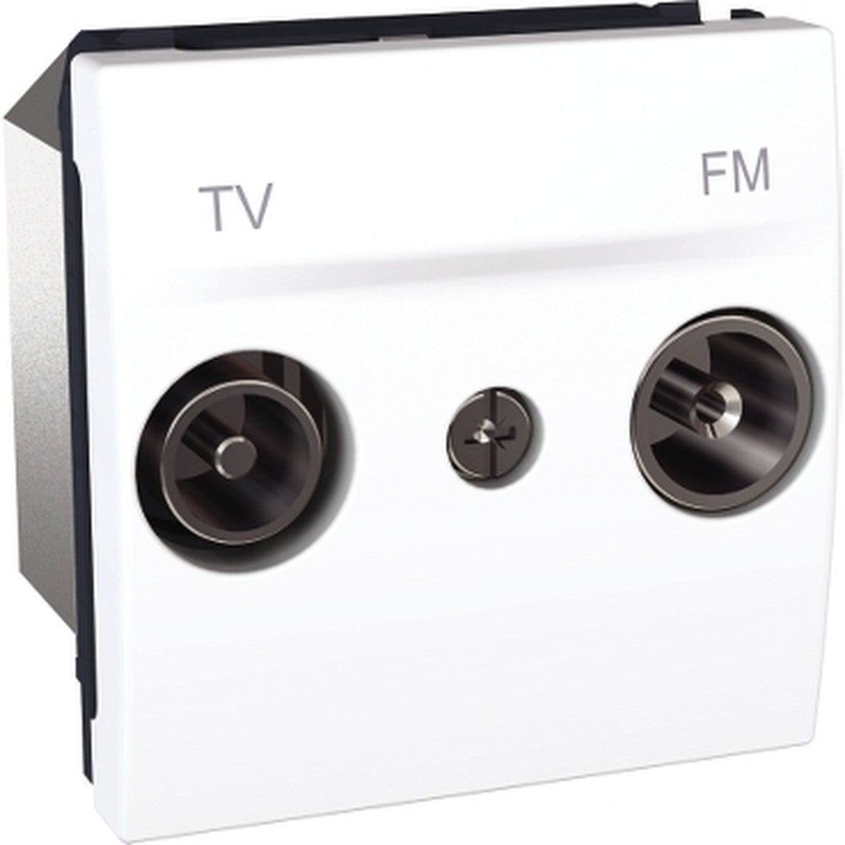 Toma TV-FM intermedia Schneider Unica blanca – Ref. MGU3.453.18 - referencia MGU345318