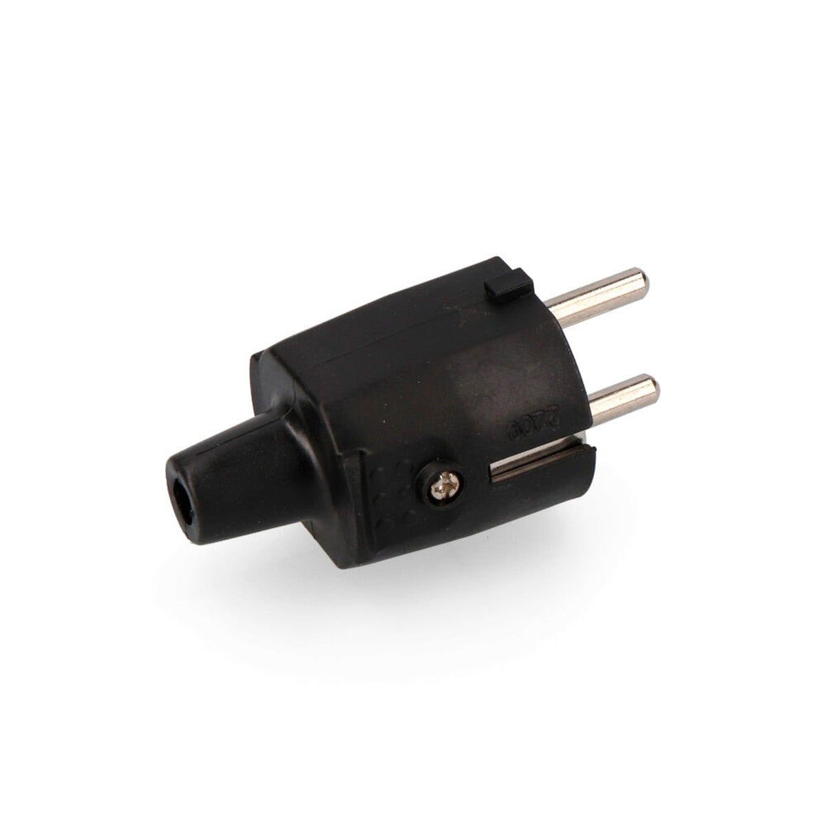 Clavija de goma EDM 10/16 A 250 V IP44 negra – Ref. R42003