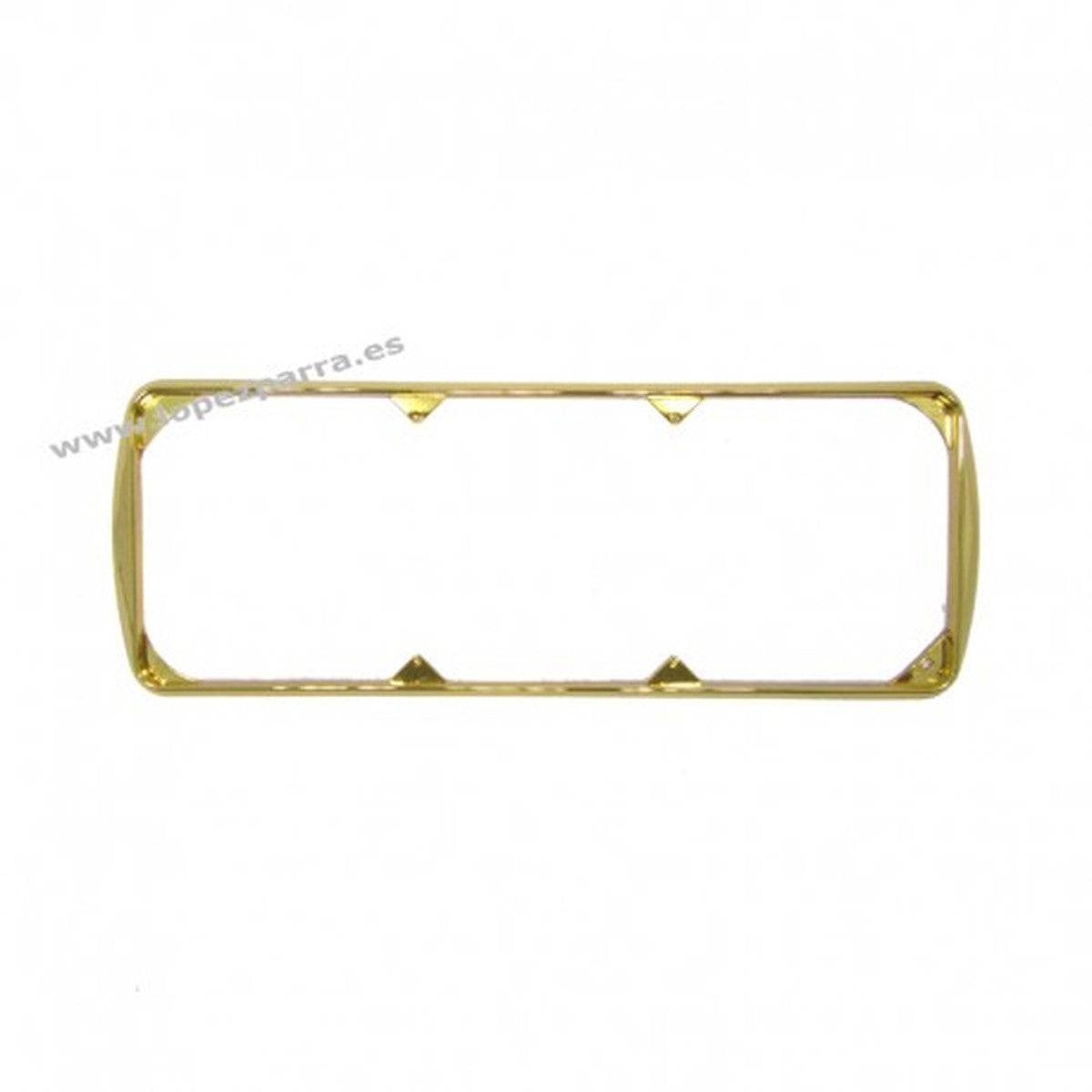 Marco embellecedor de 3 elementos Niessen Stylo oro - referencia 2200.3 OR