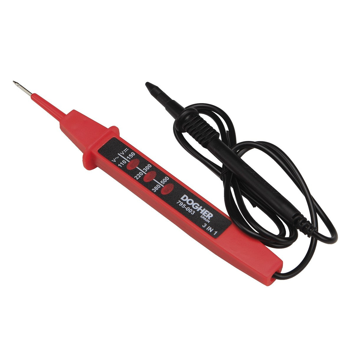 Comprobador de tensión y voltaje Dogher CAT II 600 V - referencia 795-003