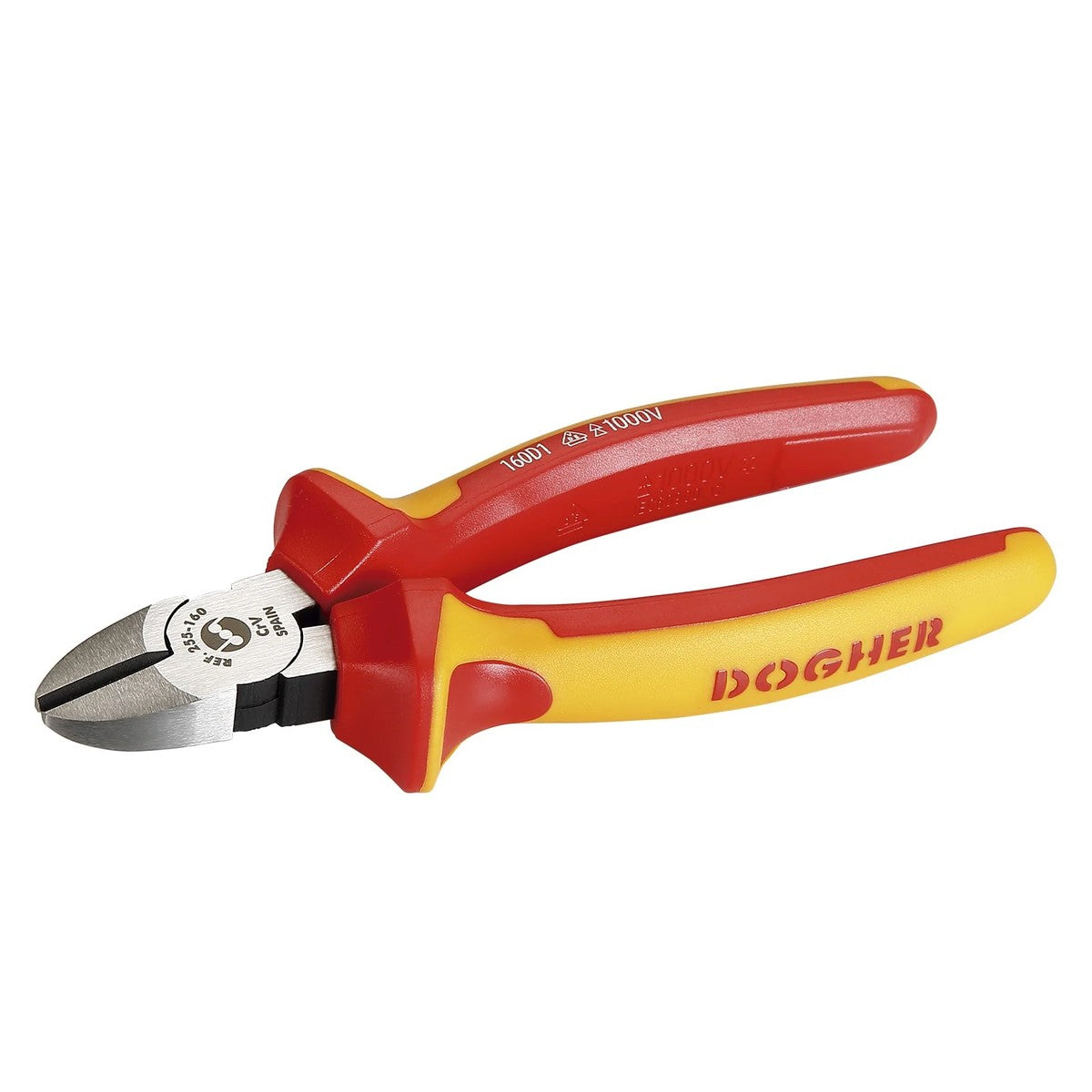 Alicate de corte diagonal aislado Dogher VDE 1000 V 180 mm - referencia DOG255180C