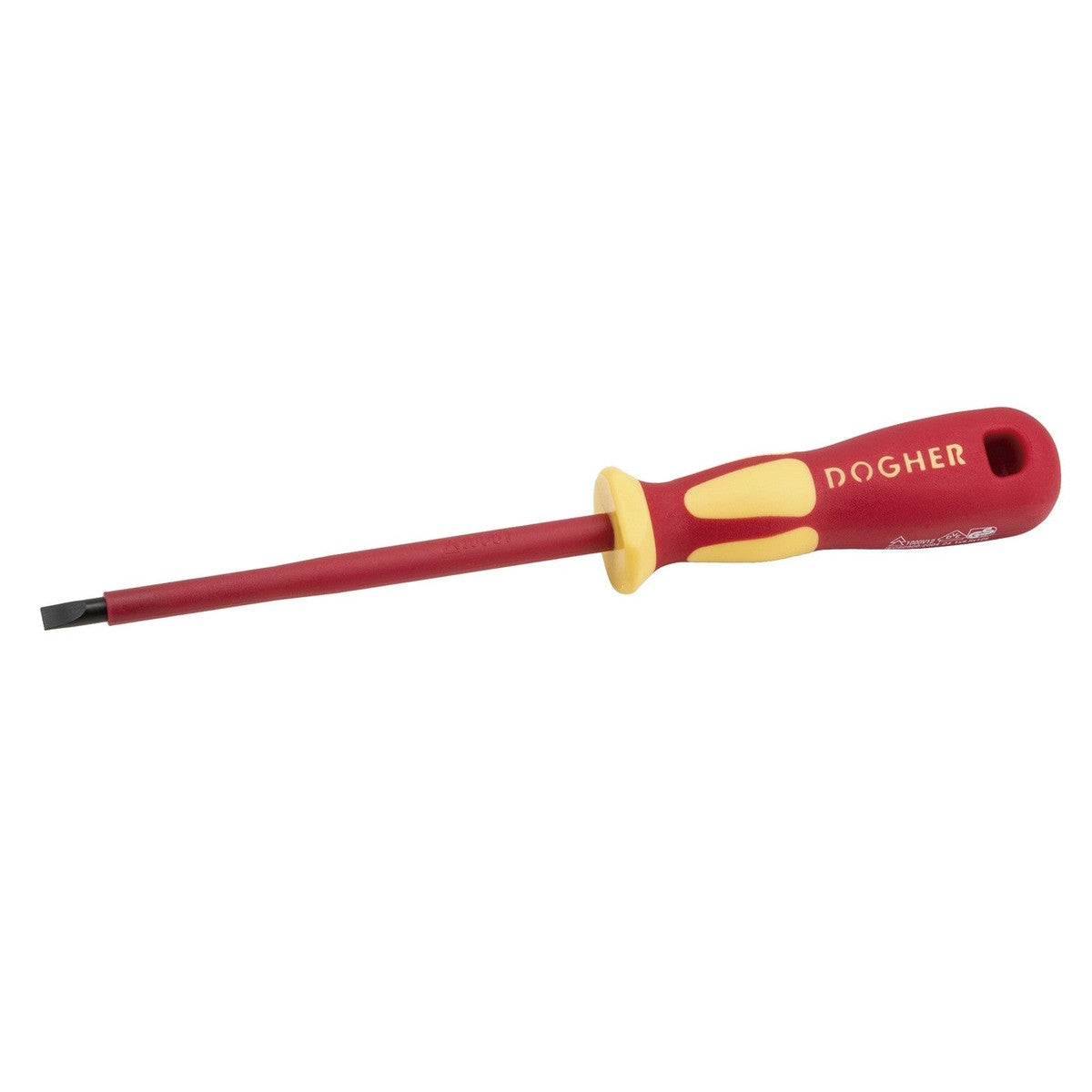 Destornillador plano aislado Dogher VDE 4 × 100 mm - referencia DOG360040100