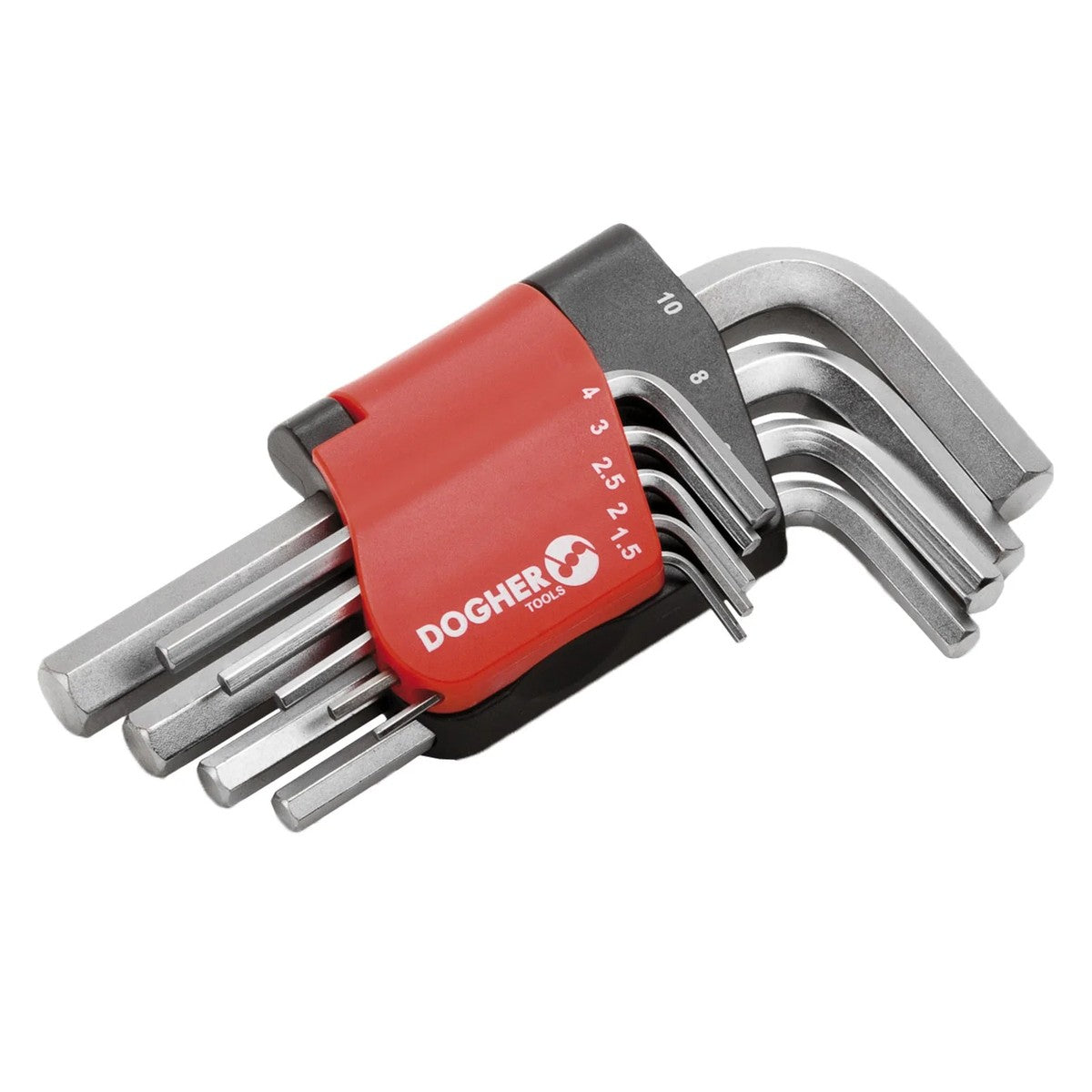 Juego de 9 llaves Allen cortas Dogher 1,5–10 mm - referencia DOG600009