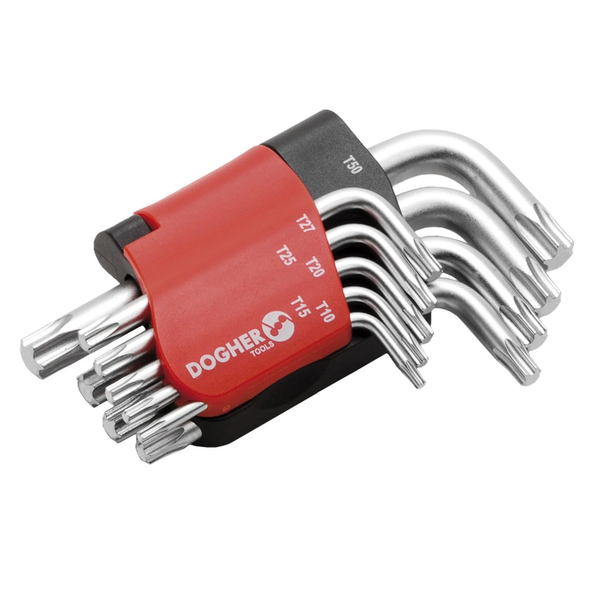 Juego de 9 llaves Torx cortas Dogher T10–T50 - referencia DOG606009