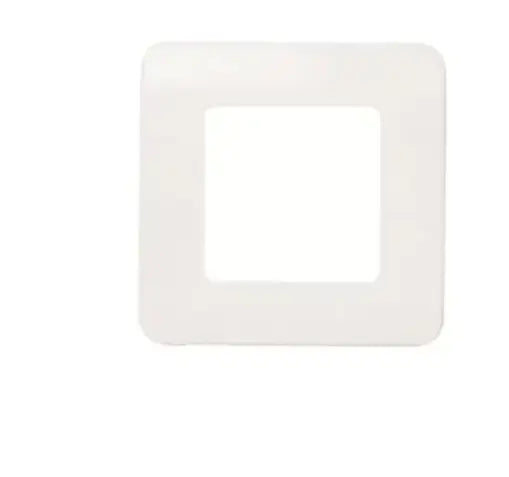 Placa Niessen Stylo blanco alpino de 2 módulos con garras – Ref. 2271.4 BA