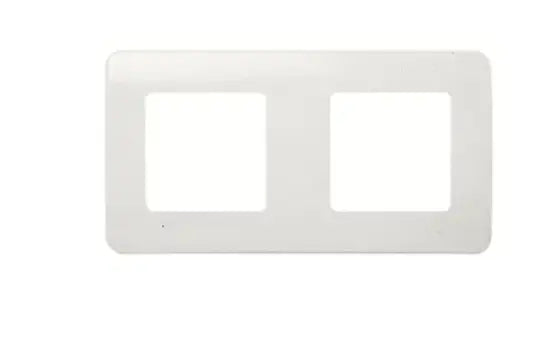 Placa vertical Niessen Stylo blanco alpino de 2 elementos – Ref. 2272 BA