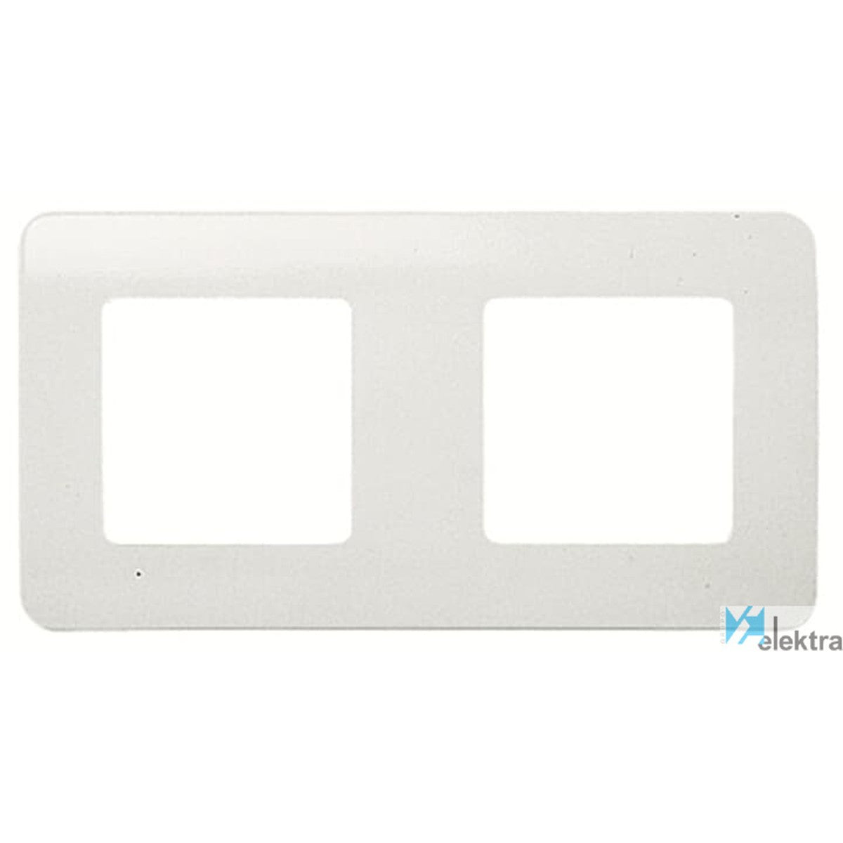 Placa horizontal Niessen Stylo blanco alpino de 2 elementos - referencia 22721BA