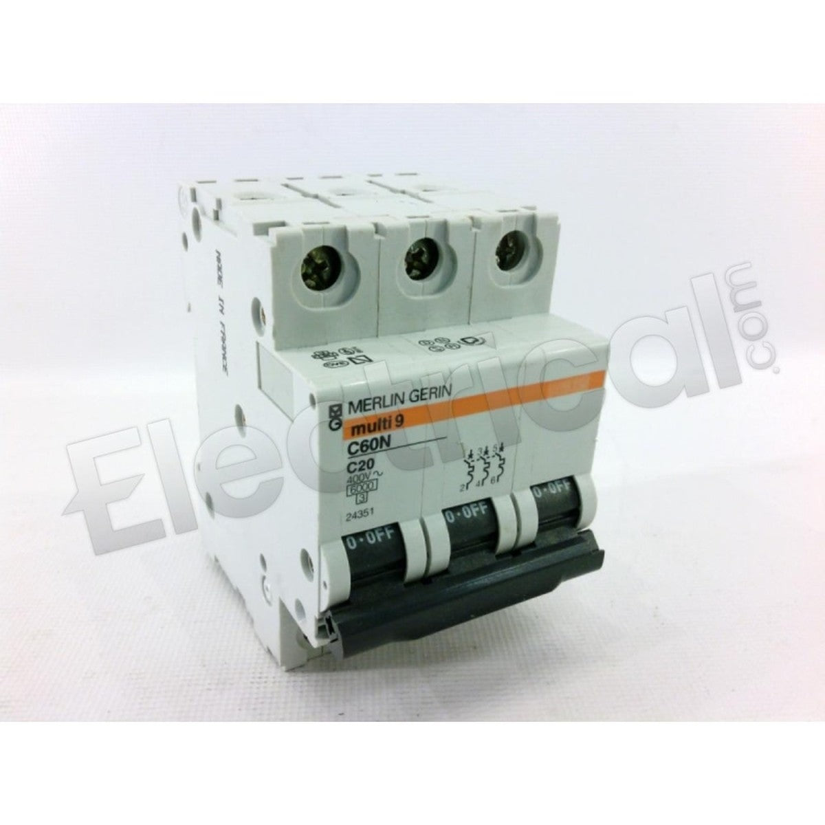 Interruptor magnetotérmico Schneider Electric Multi 9 C60N 3P 20 A curva C - referencia 24351